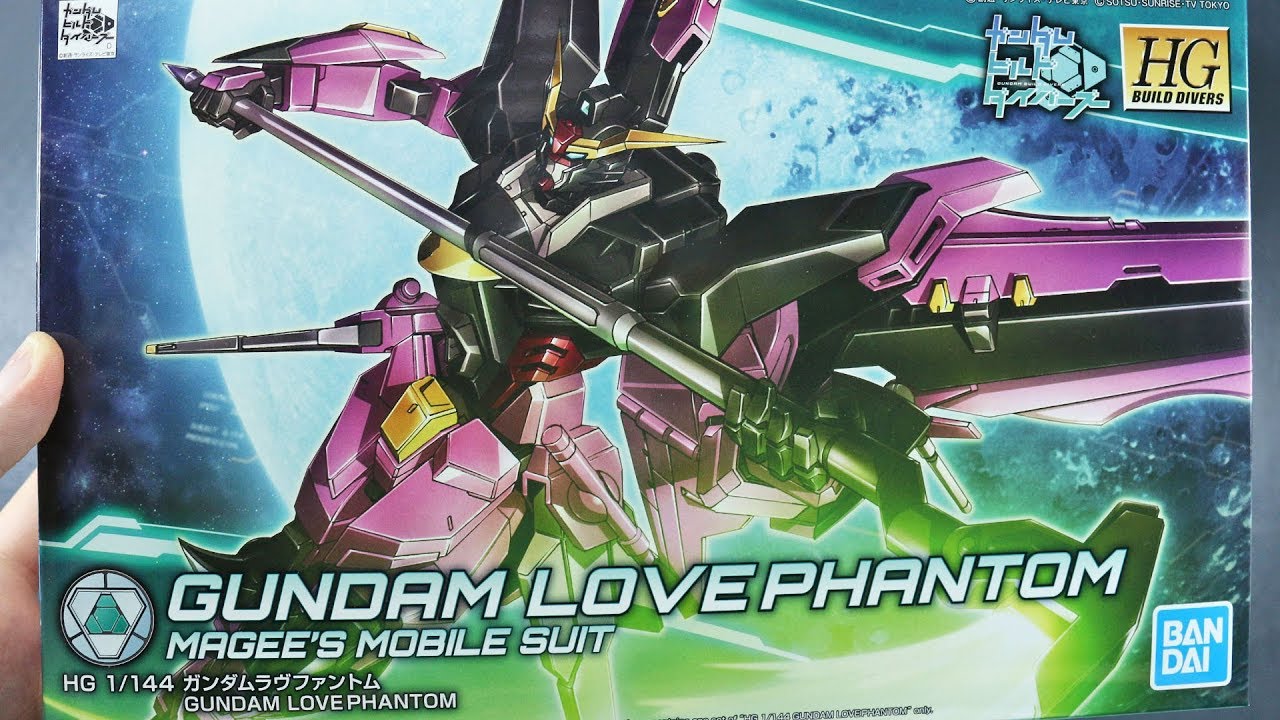 1819 - HGBD Gundam Love Phantom UNBOXING