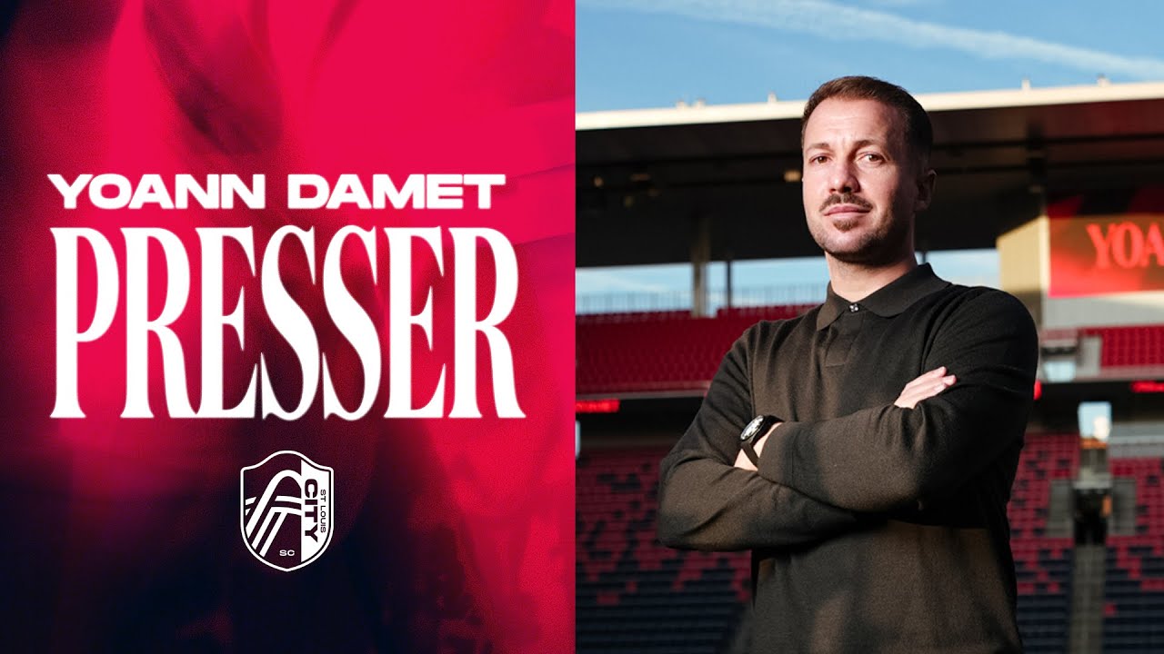 Yoann Damet Introductory Press Conference | St. Louis CITY SC New Head Coach