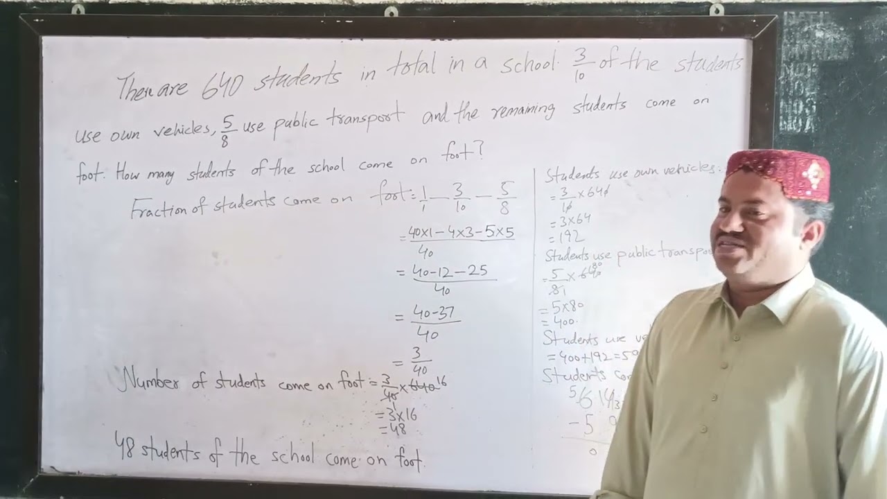 Word Problem of Fraction