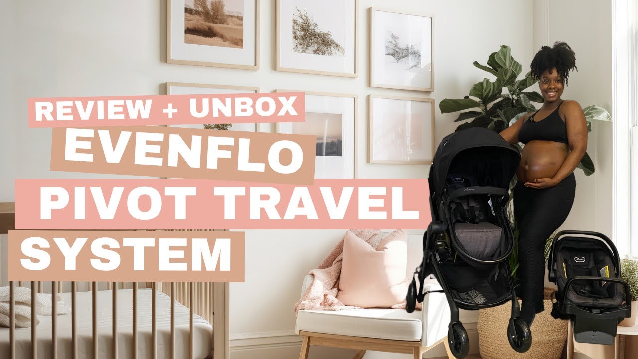 Evenflo Pivot Modular Travel System + Baby Name Reveal + Christmas Gifts Unboxing