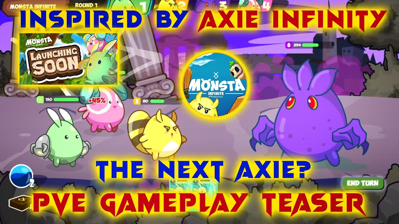 MONSTA INFINITE PVE GAMEPLAY TEASER | INSPIRED BY AXIE | THE NEXT AXIE?