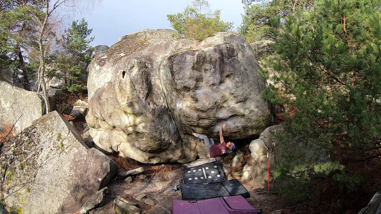 Noir Désir, 7c. Fontainebleau