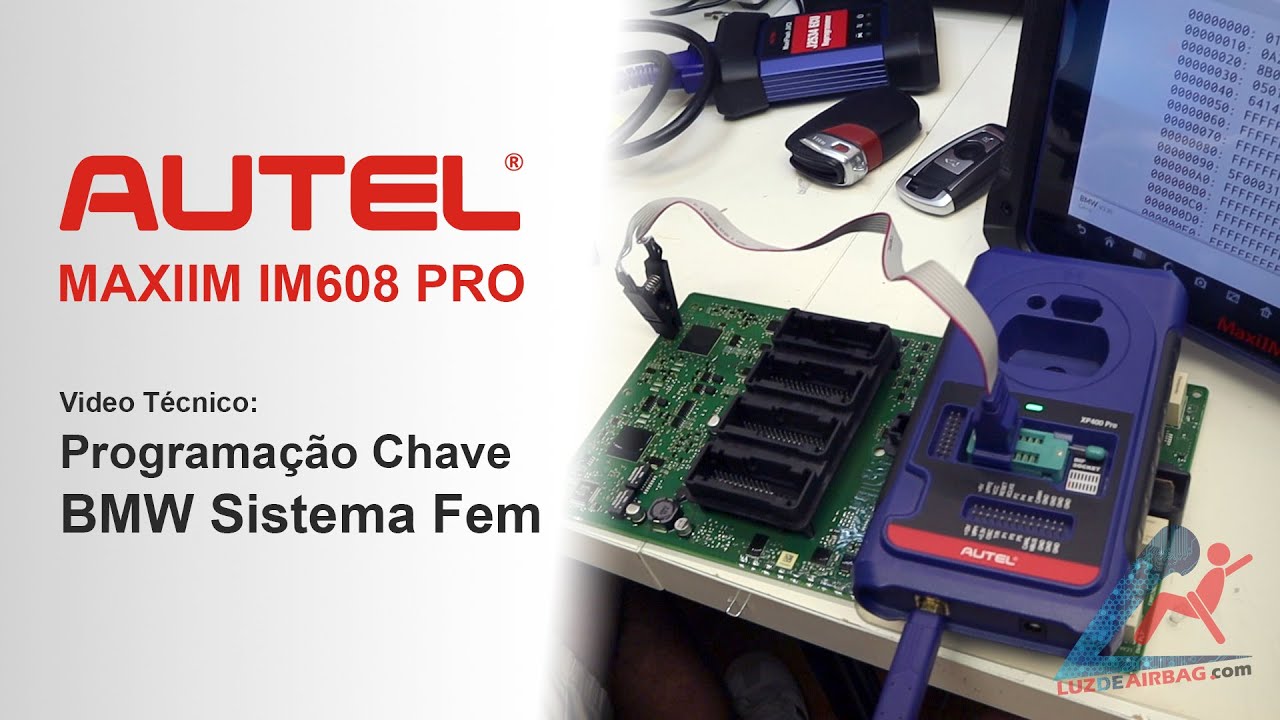 Programação Chave BMW sistema FEM 🚗🔑