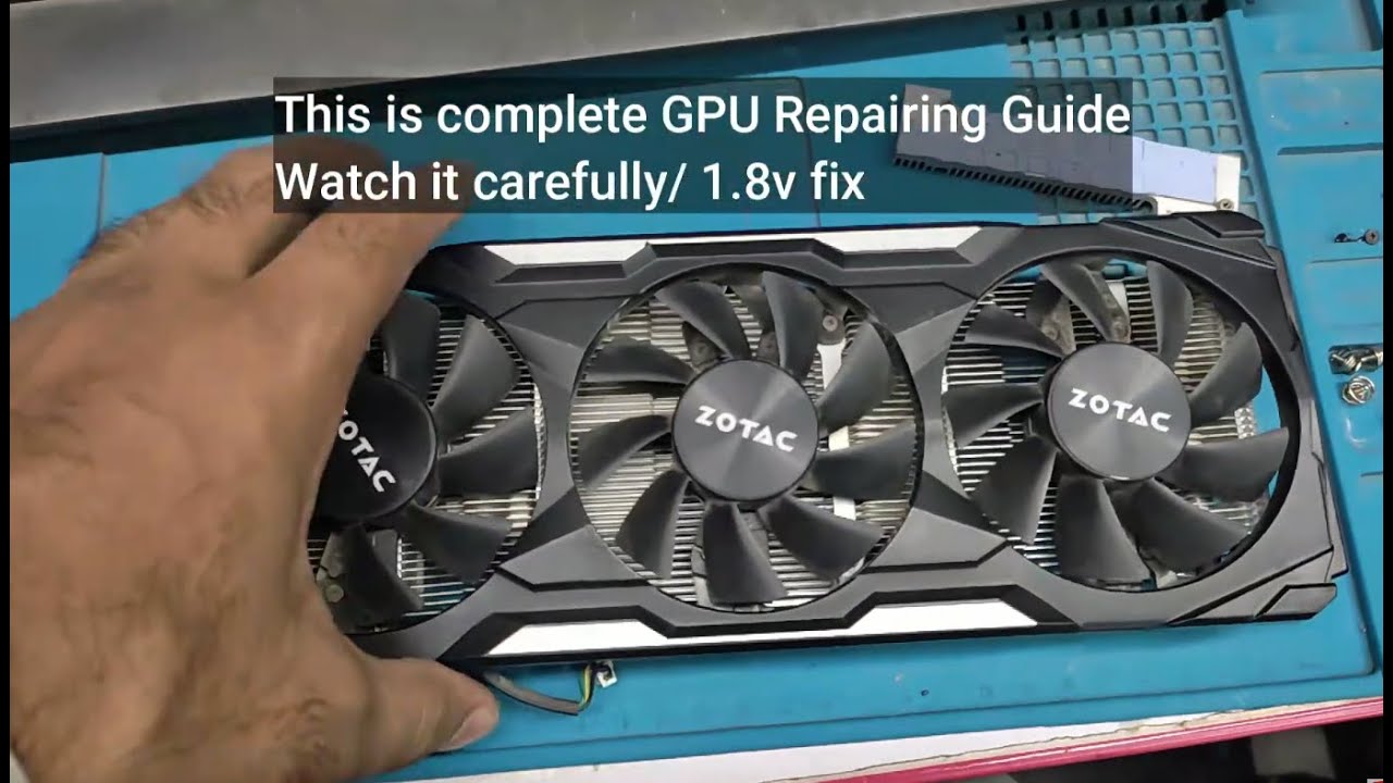 Nvidia Zotac RTX 2060 1.8v Missing | GPU No Display Fix
