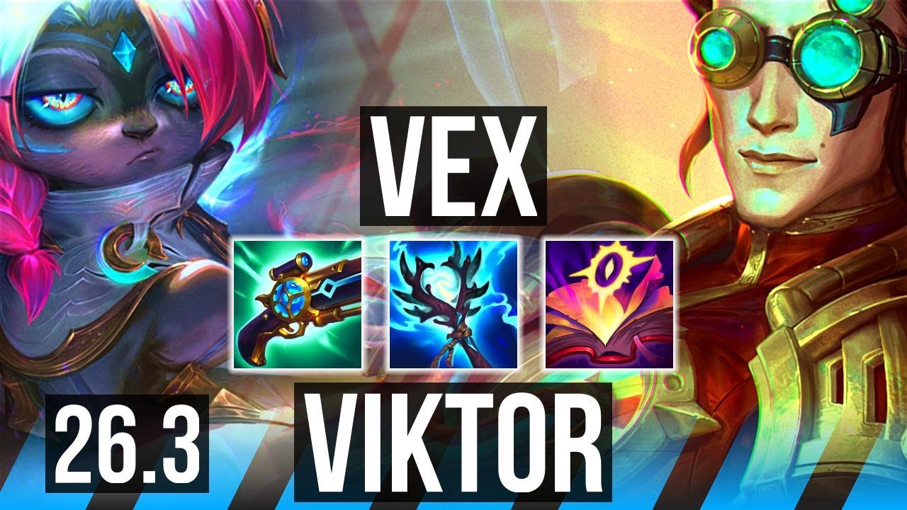 VEX vs VIKTOR (MID) | Good KDA: 16/1/8 | EUNE Master | 26.3