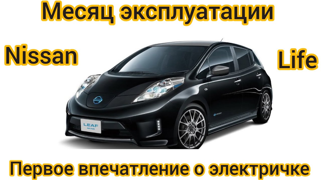 Первый месяц с Nissan leaf. Стоимость покупки, комплектация и первое впечатление о электричке .