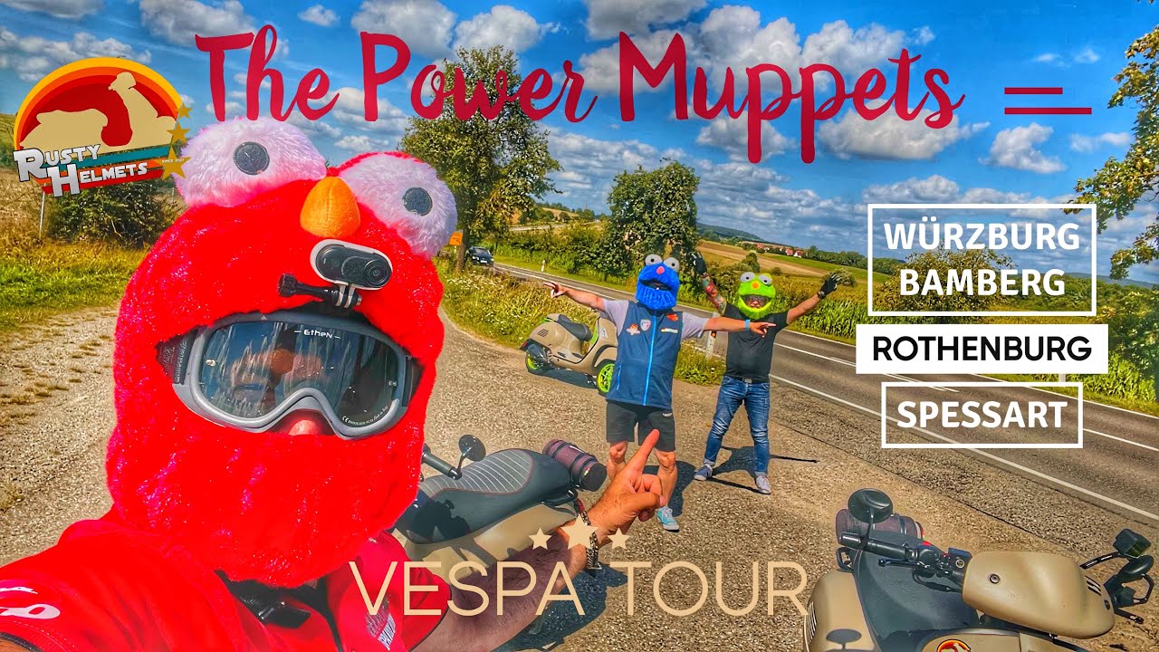 The Power Muppets Vespa GTV 300 Tour Würzburg