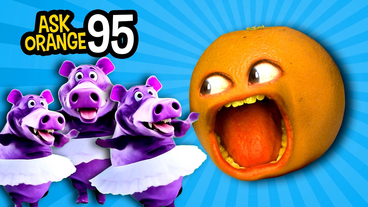 Annoying Orange - Ask Orange #95: DANCING HIPPO INVASION!!!