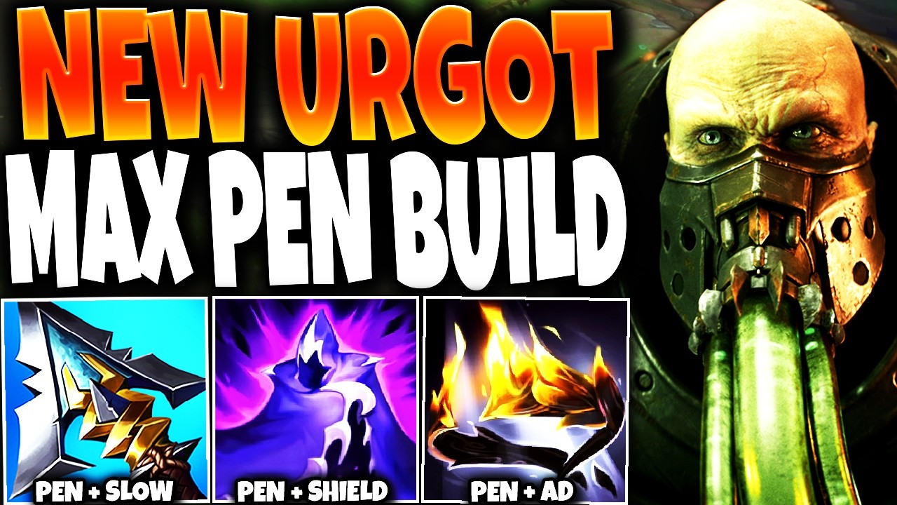I created our NEW URGOT MAX PEN SEASON 15 BUILD and made Garen to need a TENT TO SURVIVE TOP!