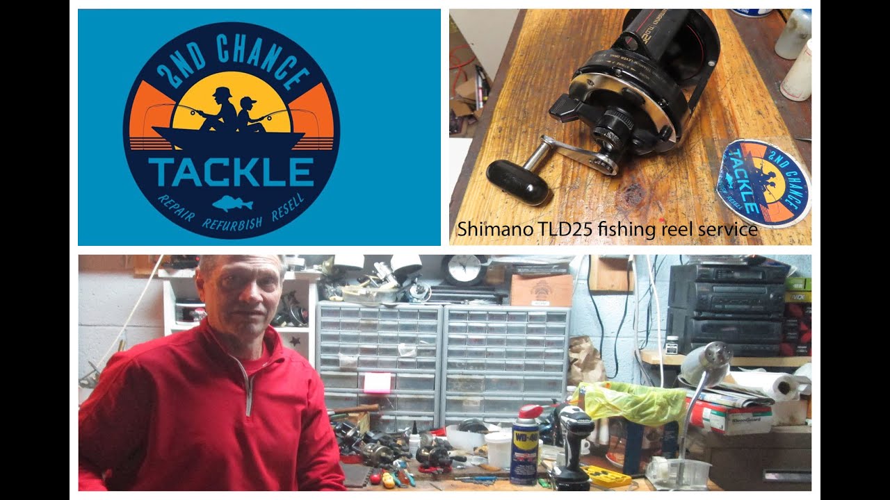Shimano TLD25 lever drag fishing reel how to service