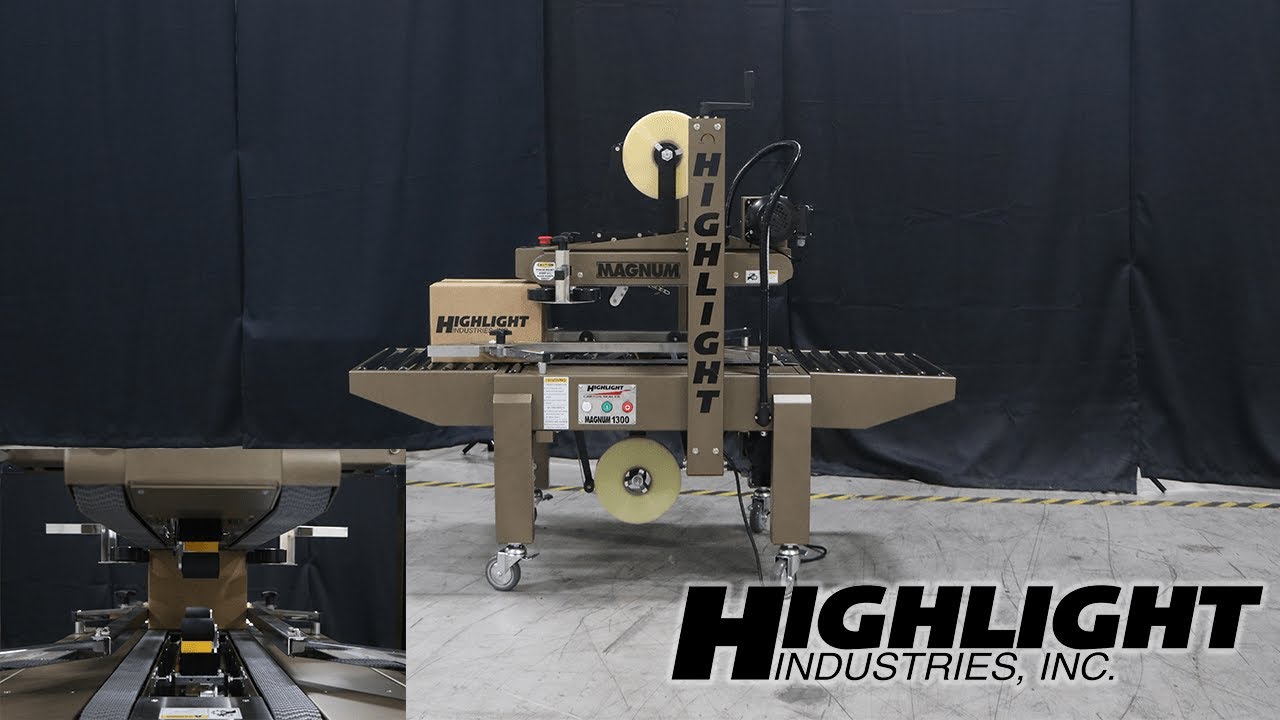 Magnum 1300 TB-U Uniform Top and Bottom Drive Case Sealer | Highlight Industries Inc.