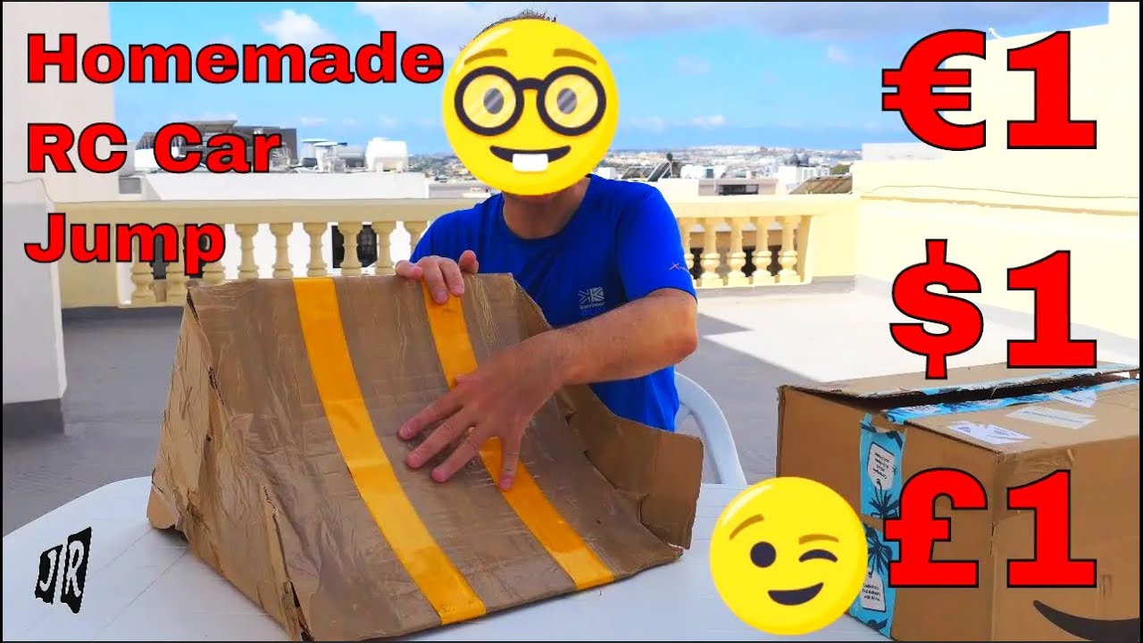 MEGA SIMPLE! RC car ramp $1 Homemade 144001