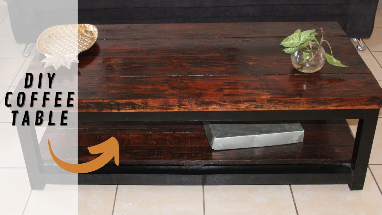 DIY MESA ESTILO RÚSTICO ENVEJECIDO/ DIY Coffee Table