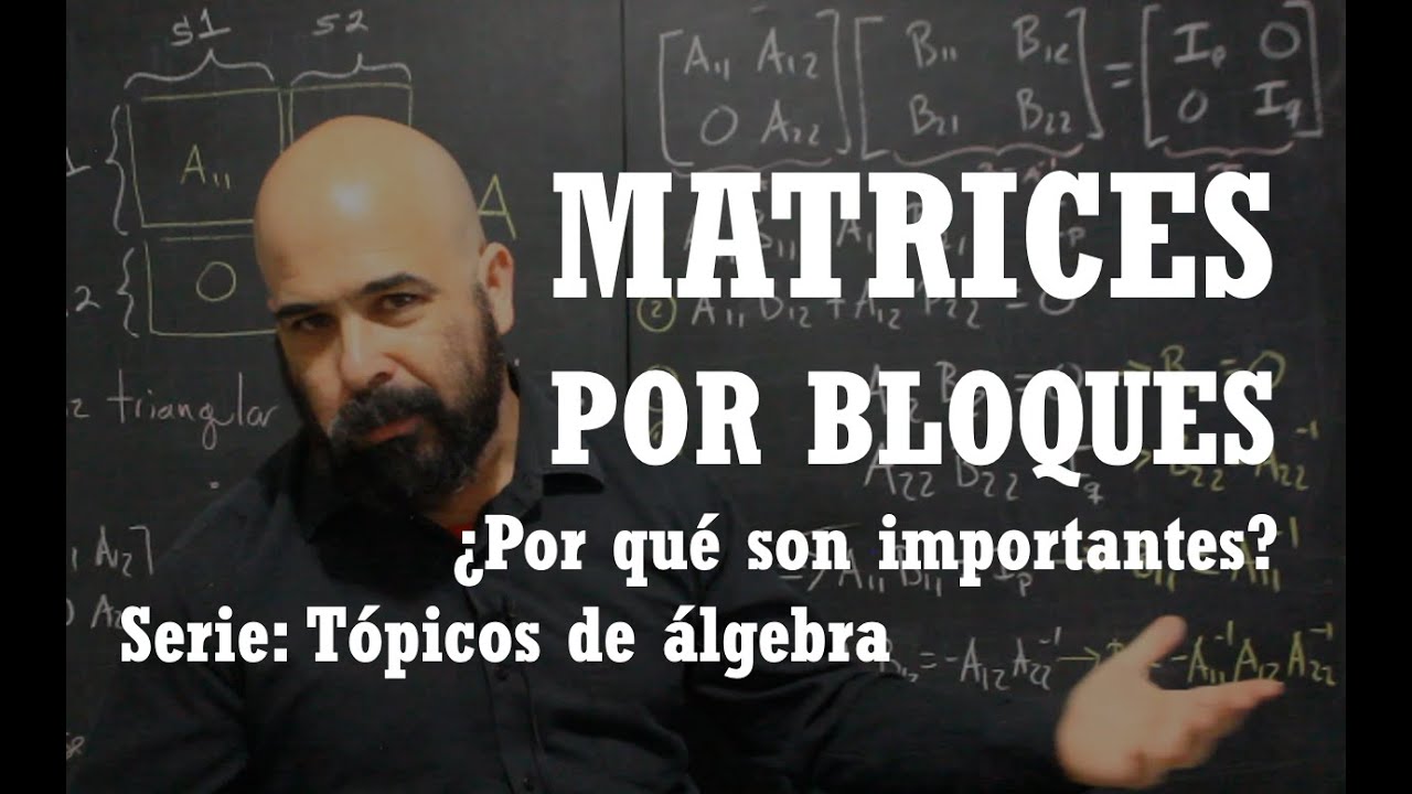 Matrices por bloques: ¿por qué son importantes?