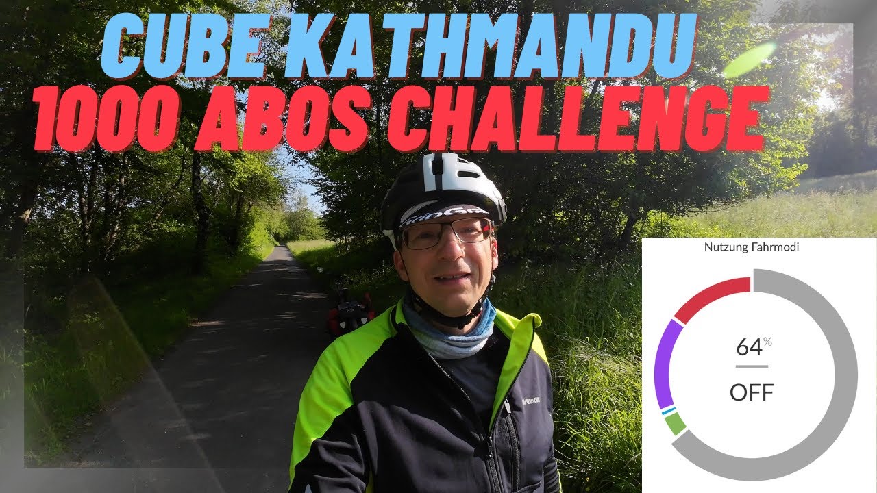 145 Kilometer Tour mit dem Cube Kathmandu Hybrid SLT? | 1000 Abos Challenge