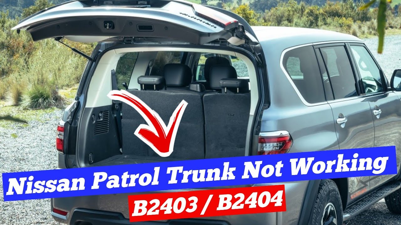 B2303 Nissan Patrol Trunk Not Opening? Try This Pulse Encoder Fix!