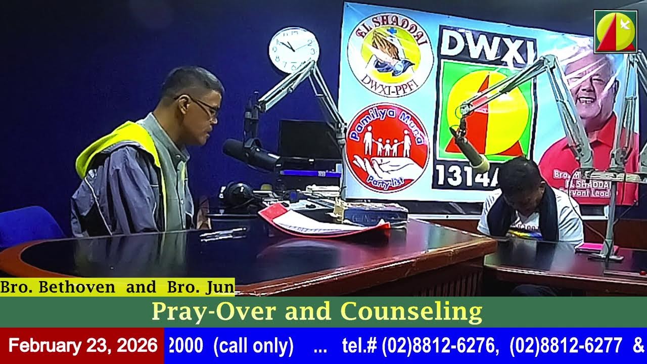 DWXI 1314 AM Live Streaming I Monday (February 23, 2026) #prayoverandcounselling