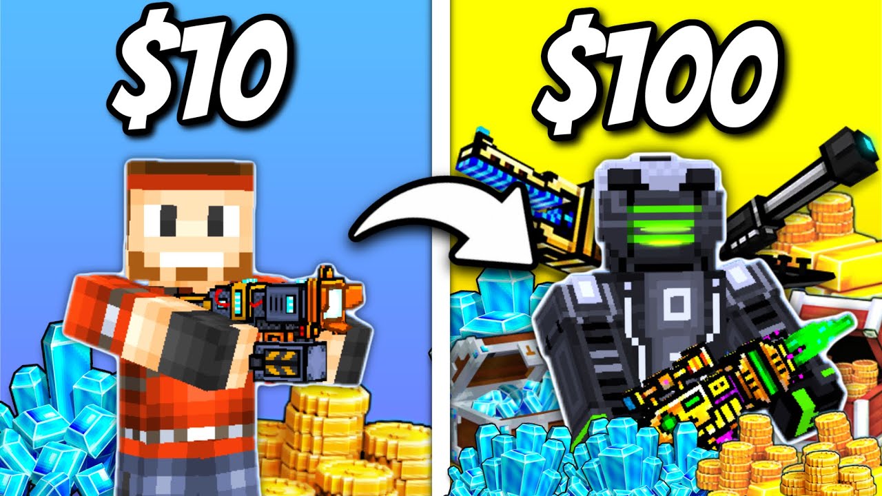 HOW FAR DOES SPENDING MONEY GET YOU IN PIXEL GUN 3D?