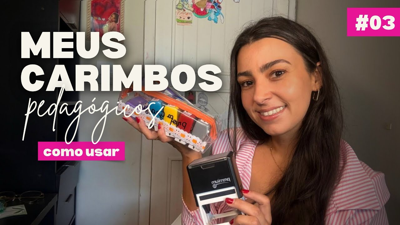 Vida de professora: meus carimbos pedagógicos, tour completo e como usar 