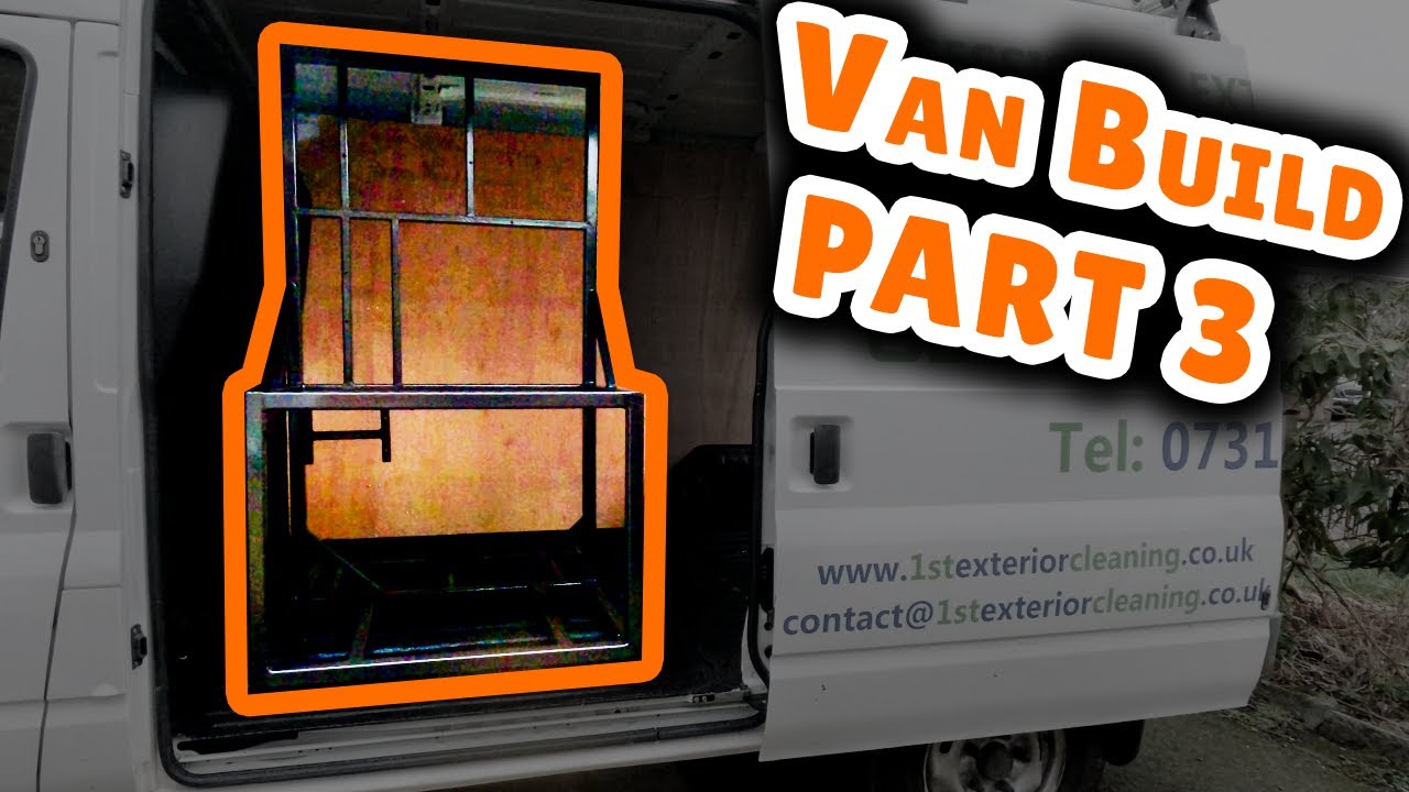 Exterior Cleaning Van Build [PART 3]: Fabricating the Frame | Van Mounted Pressure Washer System