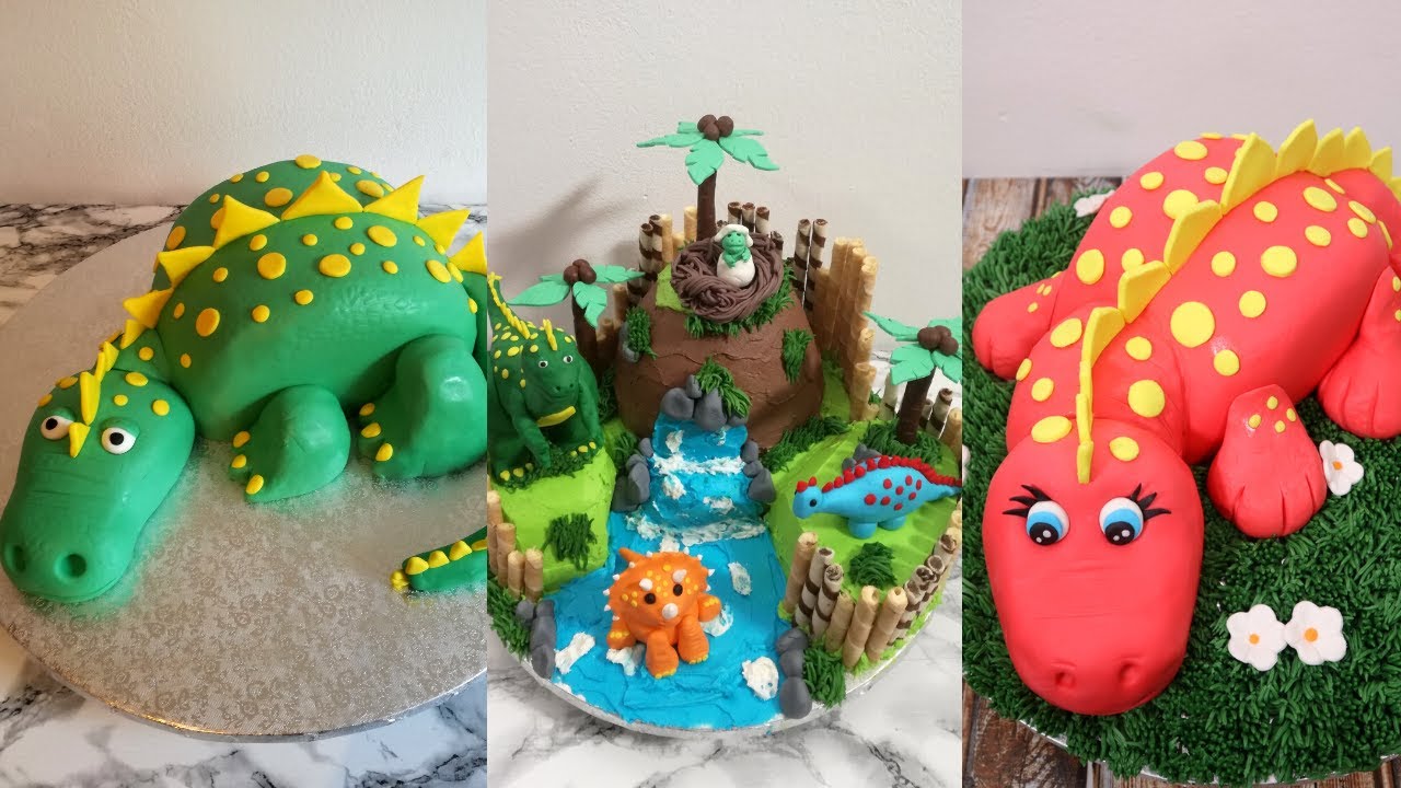 Dinosaur Cake Compilation Ideas