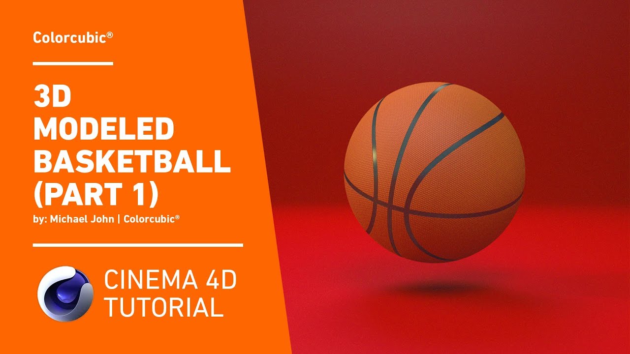 Cinema 4D Tutorials - 3D Modeled Basketball (Part 1)