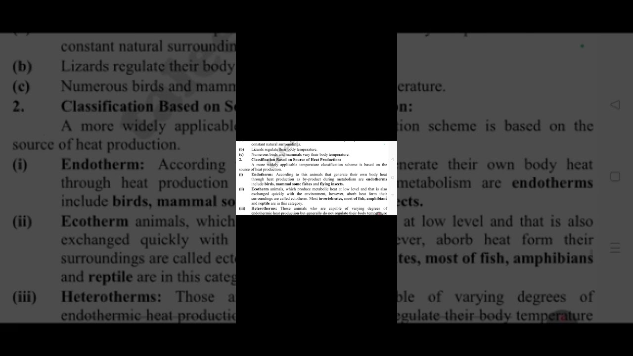 Temperature classification of Animals