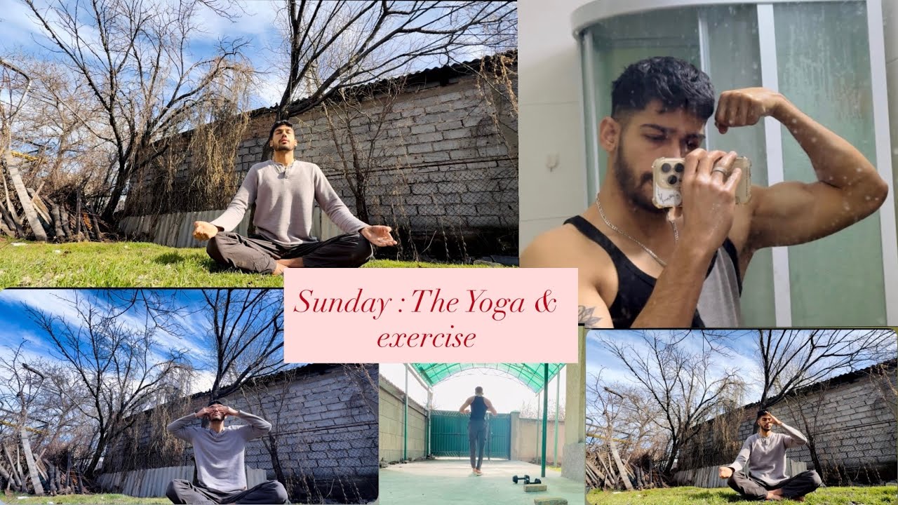 Yoga 🧘 (Pranayam) , meditation & exercise : Sunday Morning 