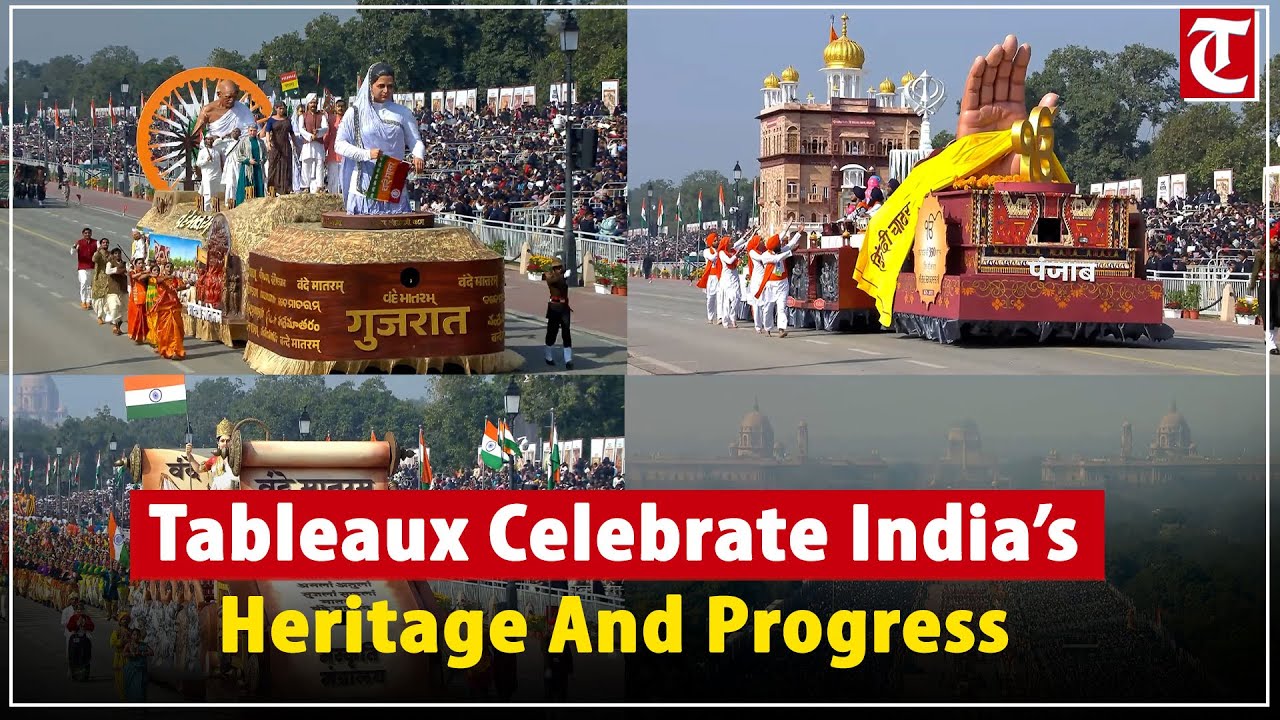 Republic Day 2026 tableaux showcase India’s heritage, growth, and spirit