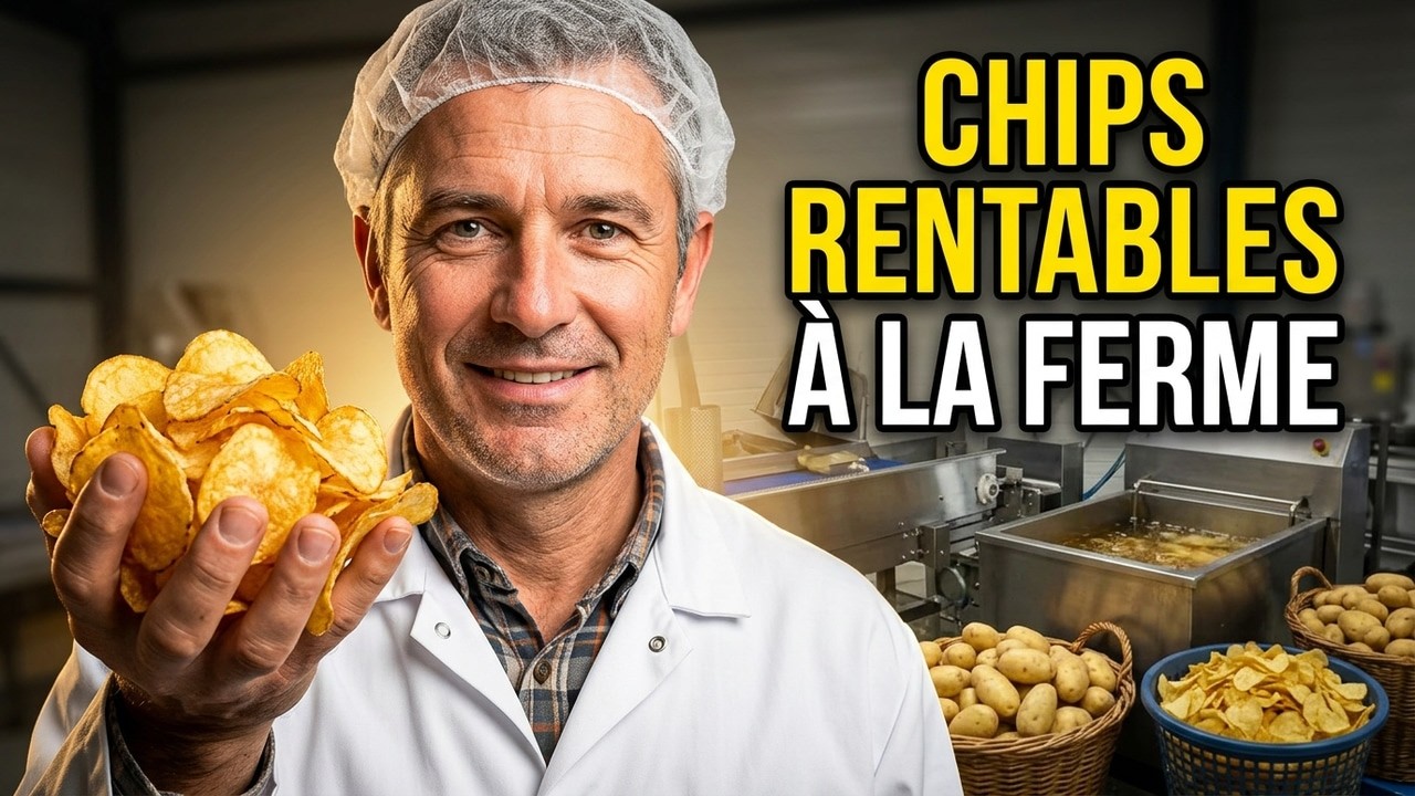 Chips de pommes de terre à la ferme – circuit court