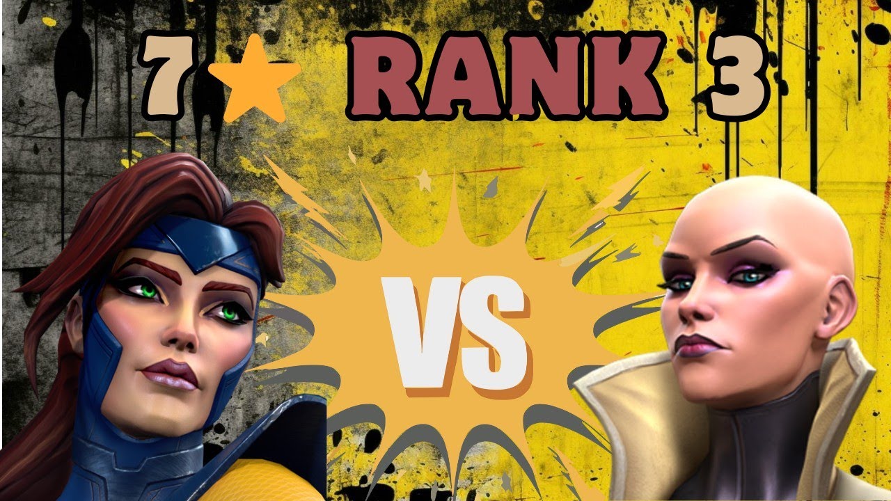 7 Star Rank 3 : Jean Grey Vs Cassandra Nova | Comparison | Mcoc