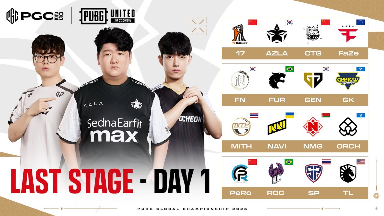 LAST STAGE DAY 1 | PGC 2025 [배틀그라운드] [배그]