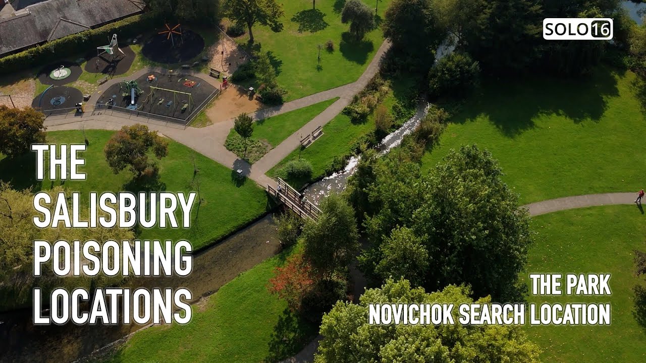 Queen Elizabeth Gardens, Salisbury - SALISBURY POISONING LOCATIONS