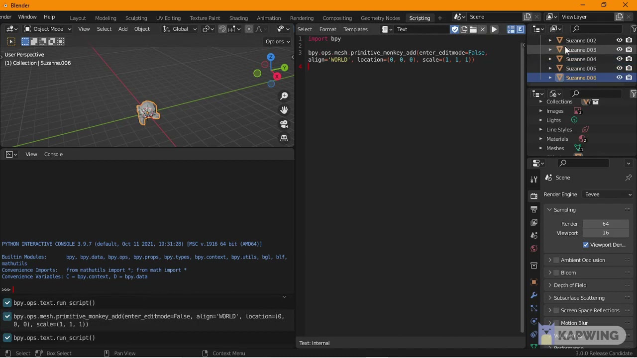 Programaci&oacute;n 3D con Blender y Python #1: Introducci&oacute;n