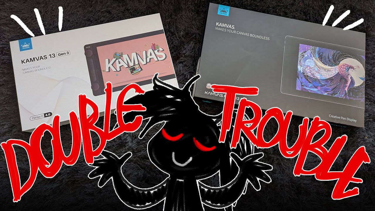 DOUBLE TABLET REVIEW! Kamvas 13 Gen 3/ KamvasPro 16 (2.5K)