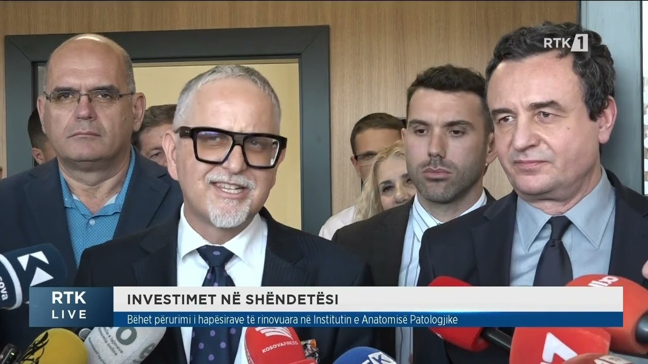 Bëhet përurimi i hapësirave të renovuara në Institutin e Anatomisë Patologjike 1303.2026