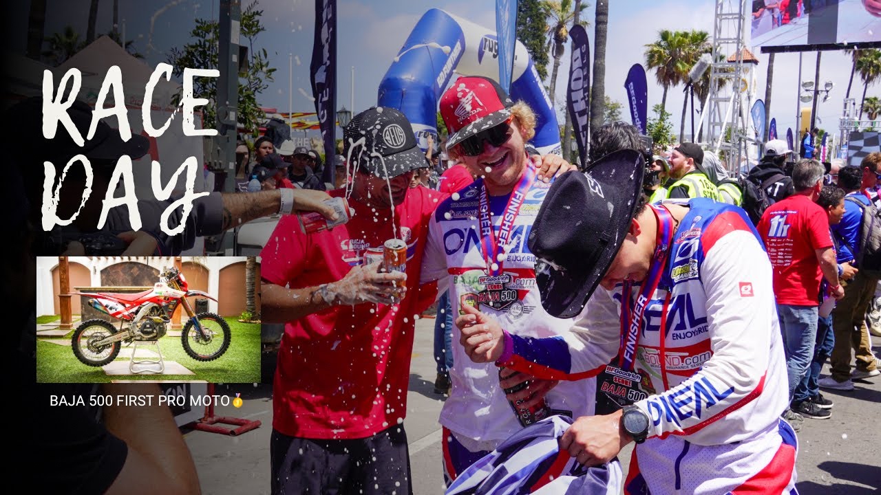 BAJA 500 PRO MOTO WINNER | RACE DAY | DIA DE CARRERAS