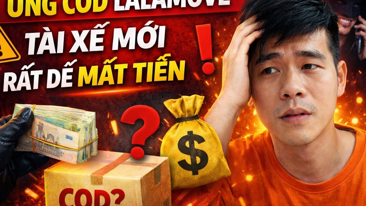 Ứng COD Lalamove: Tài Xế Mới Rất Dễ MẤT TIỀN | Cảnh Báo Thực Tế