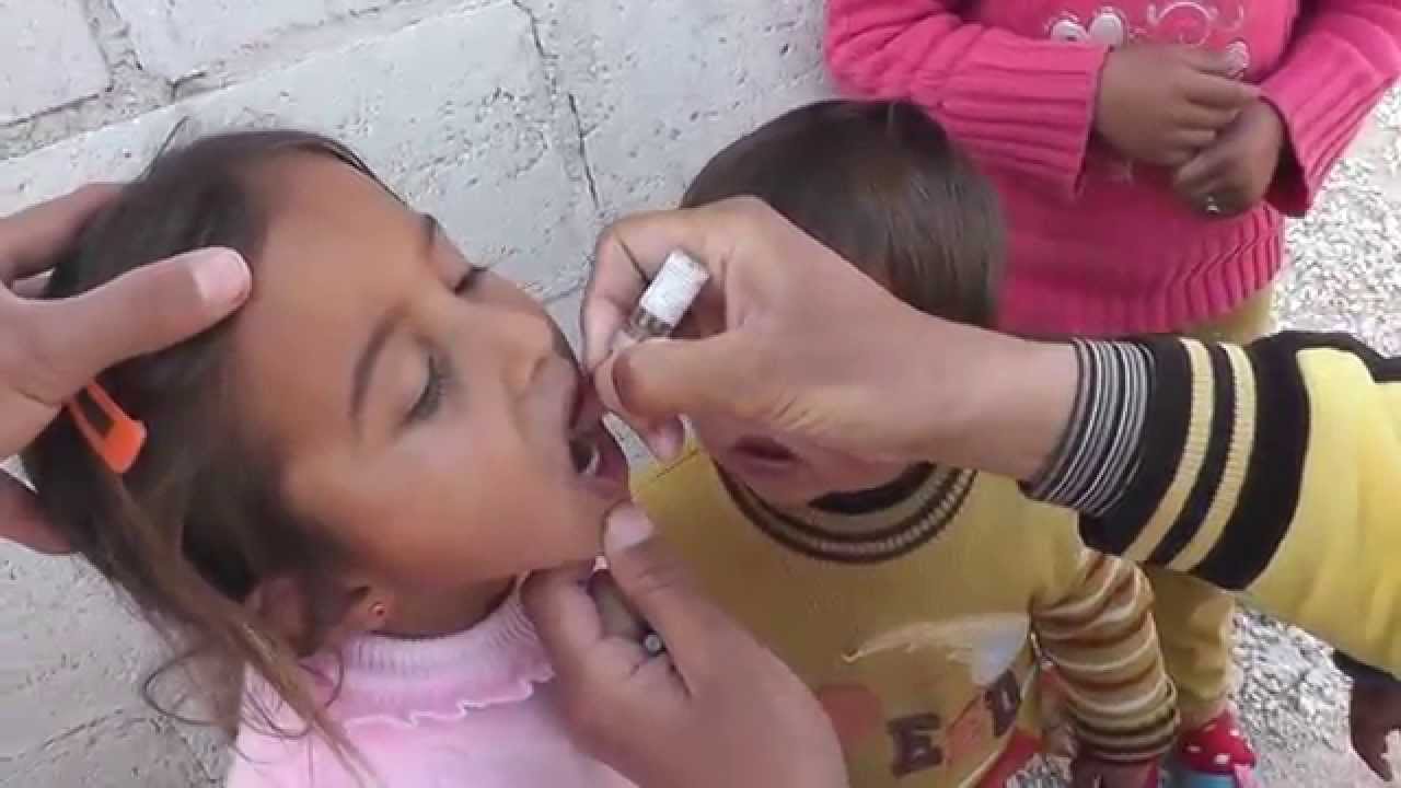 مشاهد من اليوم الأخير من حملة لقاح شلل الأطفال بحماة بجولتها الرابعة 5-4-2014