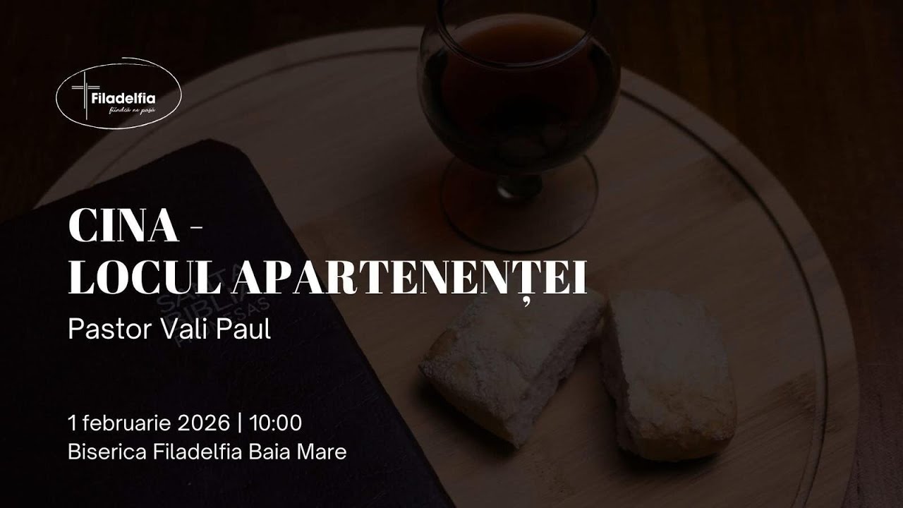 CINA - LOCUL APARTENENTEI // PASTOR VALI PAUL // BISERICA FILADELFIA