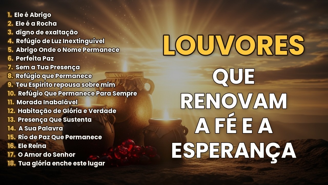Louvores ✝️ para Encher Sua Casa com a Presença de Deus