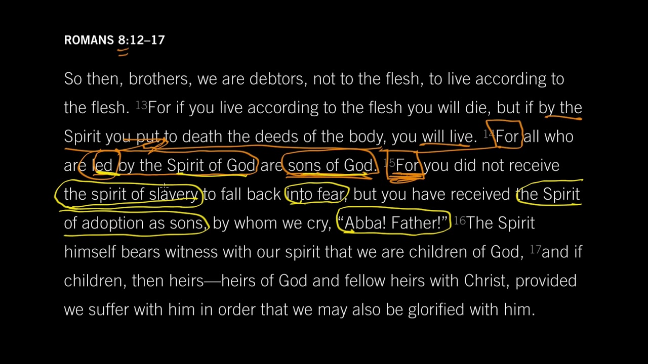 Not Slavery, But Adoption: Romans 8:15