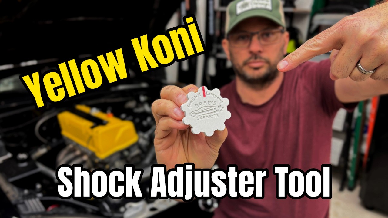 Brad's Car Mods Yellow Koni Shock Adjuster Tool