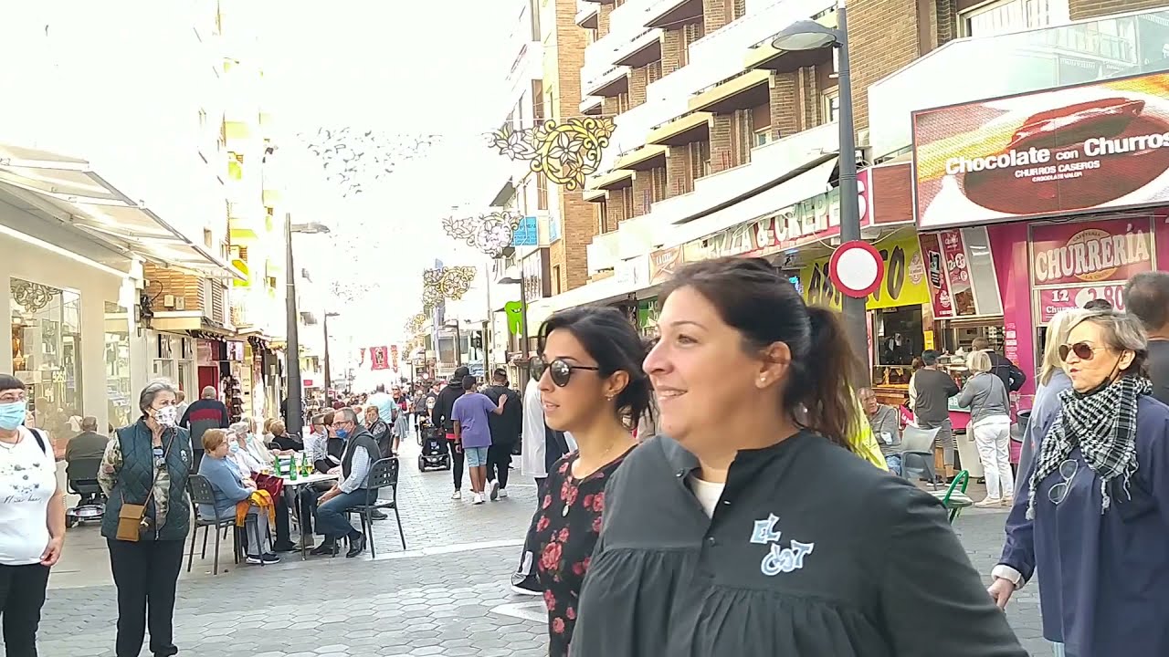 parades through town for Benidorm fiesta