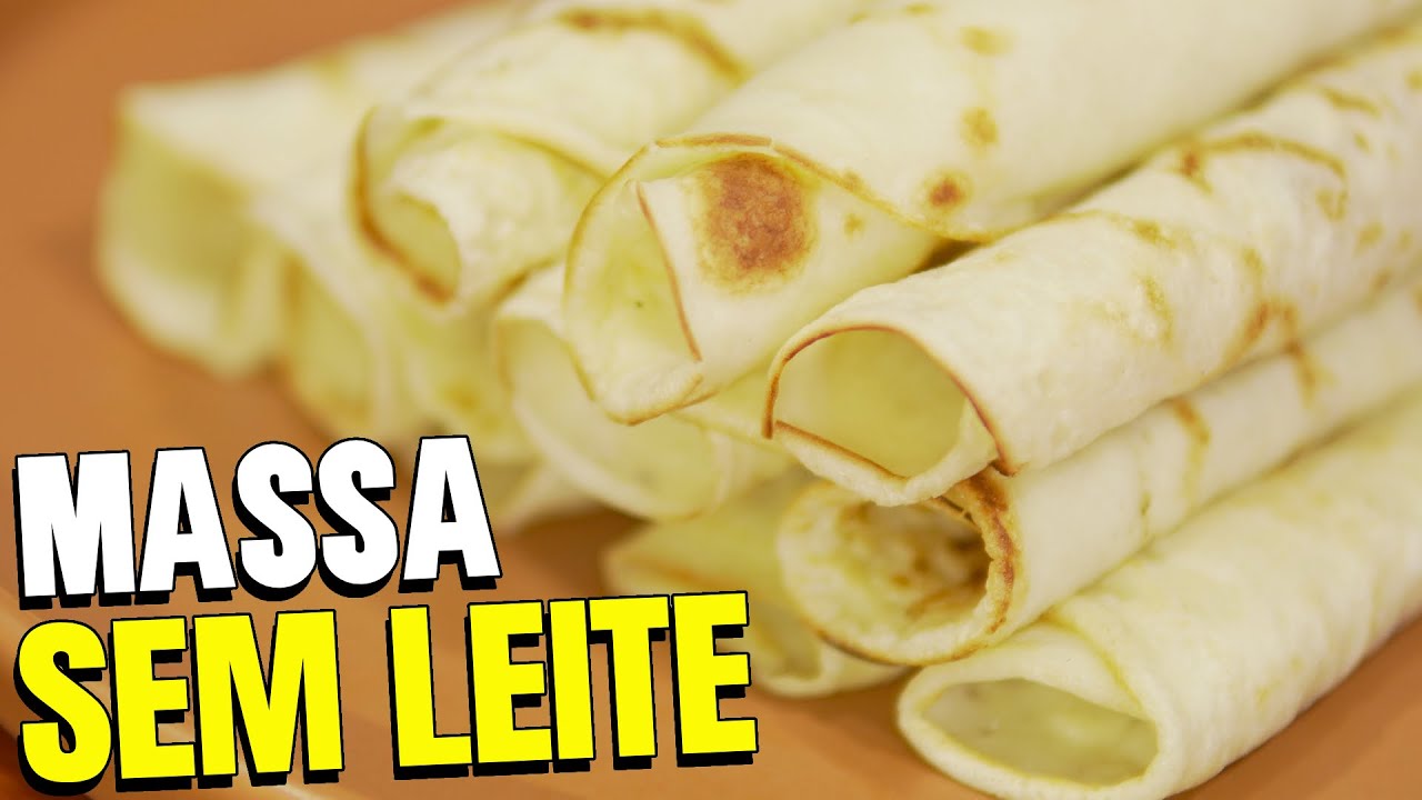 RECEITA DE MASSA DE PANQUECA SEM LEITE