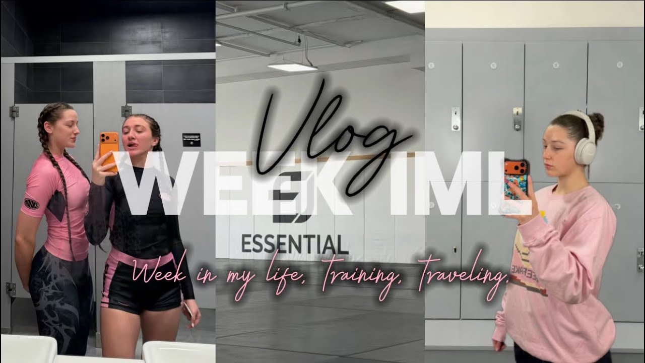 Week in my life traveling/training