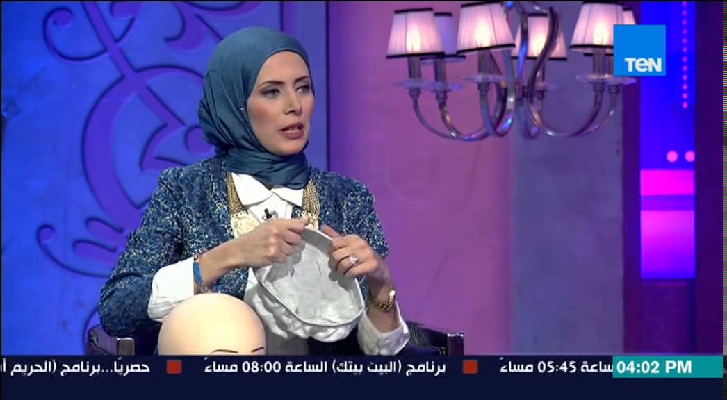 قمر14- لفة طرحة كاجول مع ياسمين محسن مصممة ربطات طرح