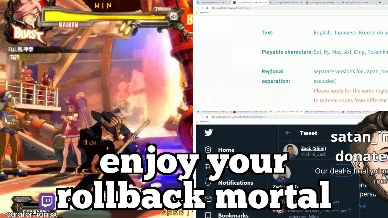 Daily FGC: Guilty Gear Xrd Rev 2 Plays: enjoy your rollback mortal