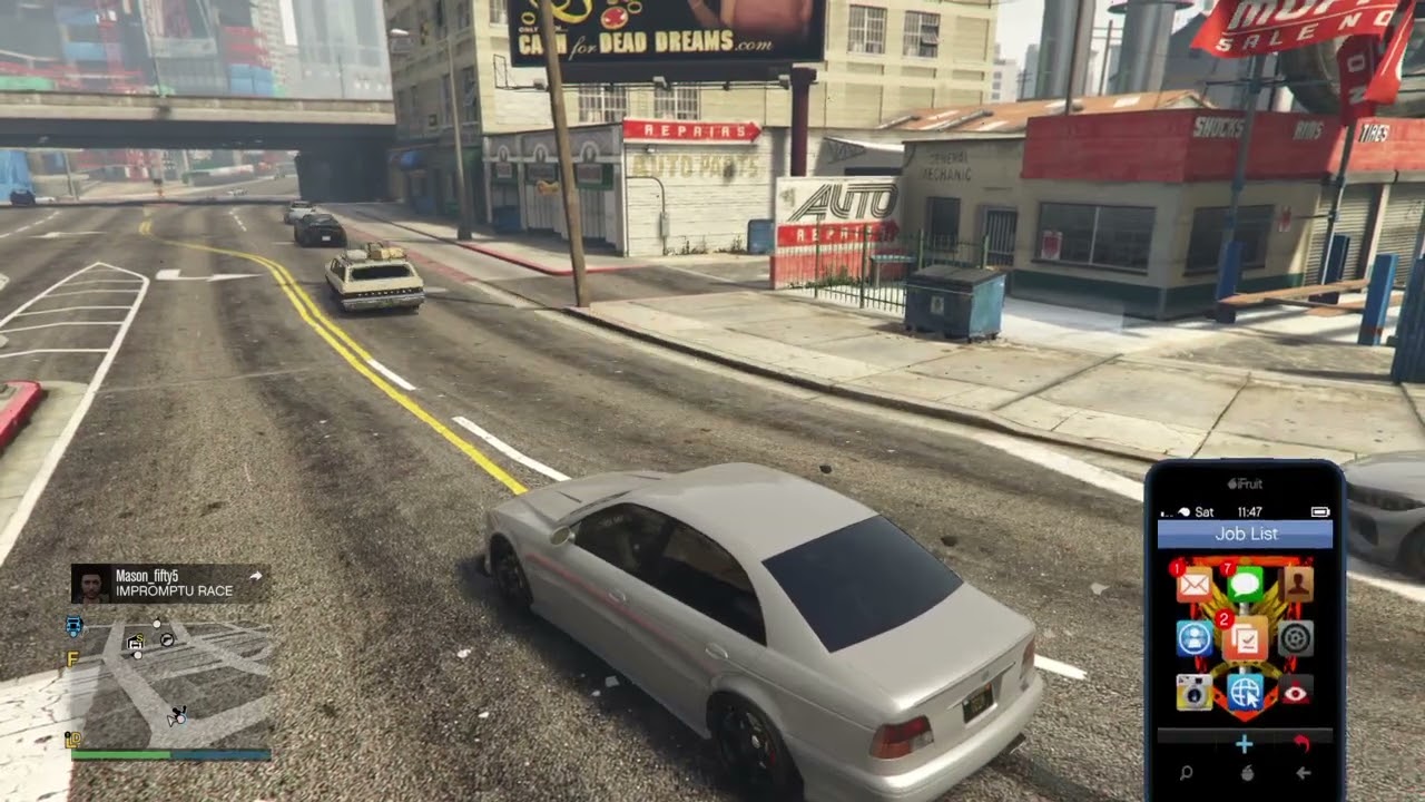 Grand Theft Auto V bad racemanship