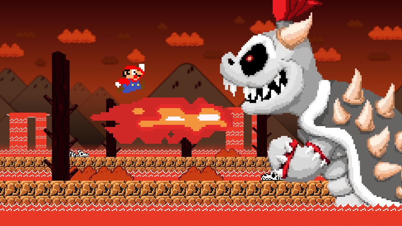 Can Mario Beat Super Mario Bros. in a World of Fire?